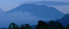 Mt. Agung at twilight